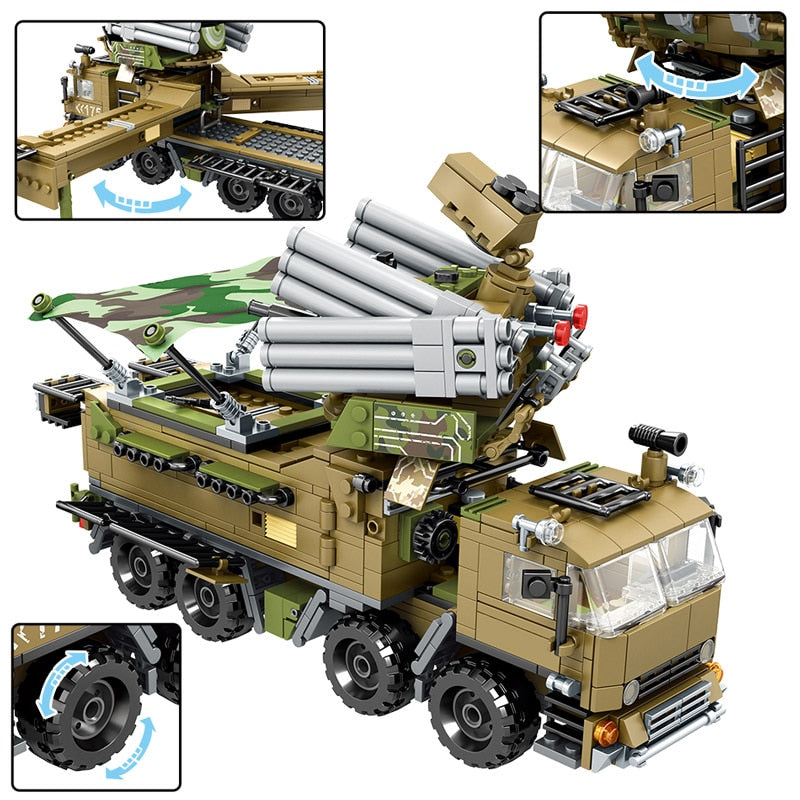 LEGO SWAT Team WW2 Helicopter Model Building Blocks Military Tank Truc –  Lego Toys Block