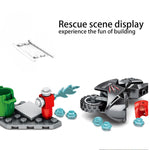 LEGO Ambulance Military Building Blocks Rescue Car Sets Truck Bricks Educational City Car Construction