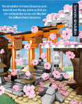 LEGO City Street View Idea Sakura Inari Shrine Bricks Friends Cherry Blossom Technic Creator House Tree Building Blocks Toys