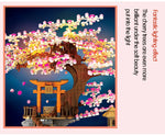 LEGO City Street View Idea Sakura Inari Shrine Bricks Friends Cherry Blossom Technic Creator House Tree Building Blocks Toys