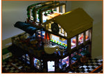 LEGO 2059Pcs Creative Cafe Coffee Shop Model Building Blocks City Street View Casual House Figures Bricks