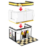 LEGO Famous Brand Fashion Shop DIY Building Blocks City Street View Delicious Cake Store Model Bricks