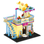 LEGO Famous Brand Fashion Shop DIY Building Blocks City Street View Delicious Cake Store Model Bricks