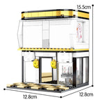 LEGO Famous Brand Fashion Shop DIY Building Blocks City Street View Delicious Cake Store Model Bricks