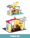LEGO Famous Brand Fashion Shop DIY Building Blocks City Street View Delicious Cake Store Model Bricks
