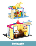 LEGO Famous Brand Fashion Shop DIY Building Blocks City Street View Delicious Cake Store Model Bricks