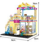 LEGO Famous Brand Fashion Shop DIY Building Blocks City Street View Delicious Cake Store Model Bricks
