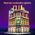 LEGO 5-in-1 USB Light Nightclub House Building Blocks City Street View Series Figures Bricks Education Toys