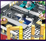 LEGO 5-in-1 USB Light Nightclub House Building Blocks City Street View Series Figures Bricks Education Toys