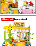 LEGO Ideas Pastry House Hot Dog Car Building Blocks City Street View Construction Food Store Bricks Education