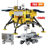 LEGO City Technic Lunar Lander Building Blocks Classic Movie Exit Airship car Model Creator Cosmonaut Figures Bricks Kids Toys