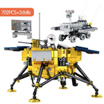 LEGO City Technic Lunar Lander Building Blocks Classic Movie Exit Airship car Model Creator Cosmonaut Figures Bricks Kids Toys