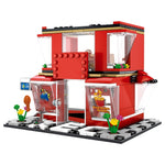 LEGO City Street View Building Blocks Architecture House Food Shop Retail Store Cafe Restaurant KTV Bricks Kids Toy