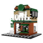 LEGO City Street View Building Blocks Architecture House Food Shop Retail Store Cafe Restaurant KTV Bricks Kids Toy