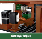 LEGO City Street View Building Blocks Architecture House Food Shop Retail Store Cafe Restaurant KTV Bricks Kids Toy
