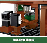 LEGO City Street View Building Blocks Architecture House Food Shop Retail Store Cafe Restaurant KTV Bricks Kids Toy