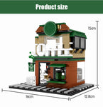 LEGO City Street View Building Blocks Architecture House Food Shop Retail Store Cafe Restaurant KTV Bricks Kids Toy