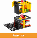 LEGO City Street View Building Blocks Architecture House Food Shop Retail Store Cafe Restaurant KTV Bricks Kids Toy