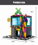 LEGO City Street View Building Blocks Architecture House Food Shop Retail Store Cafe Restaurant KTV Bricks Kids Toy