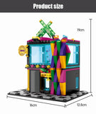 LEGO City Street View Building Blocks Architecture House Food Shop Retail Store Cafe Restaurant KTV Bricks Kids Toy