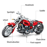 LEGO 702pcs Technic Motorcycle MOTO off load Car Creator Expert Building Blocks Classic Bricks