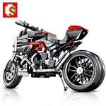 LEGO 702pcs Technic Motorcycle MOTO off load Car Creator Expert Building Blocks Classic Bricks