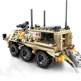 LEGO 308pcs Military Panzer Tank Model Building Blocks WW2 Army Truck Armored ambulance Soldier Figures