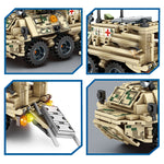 LEGO 308pcs Military Panzer Tank Model Building Blocks WW2 Army Truck Armored ambulance Soldier Figures