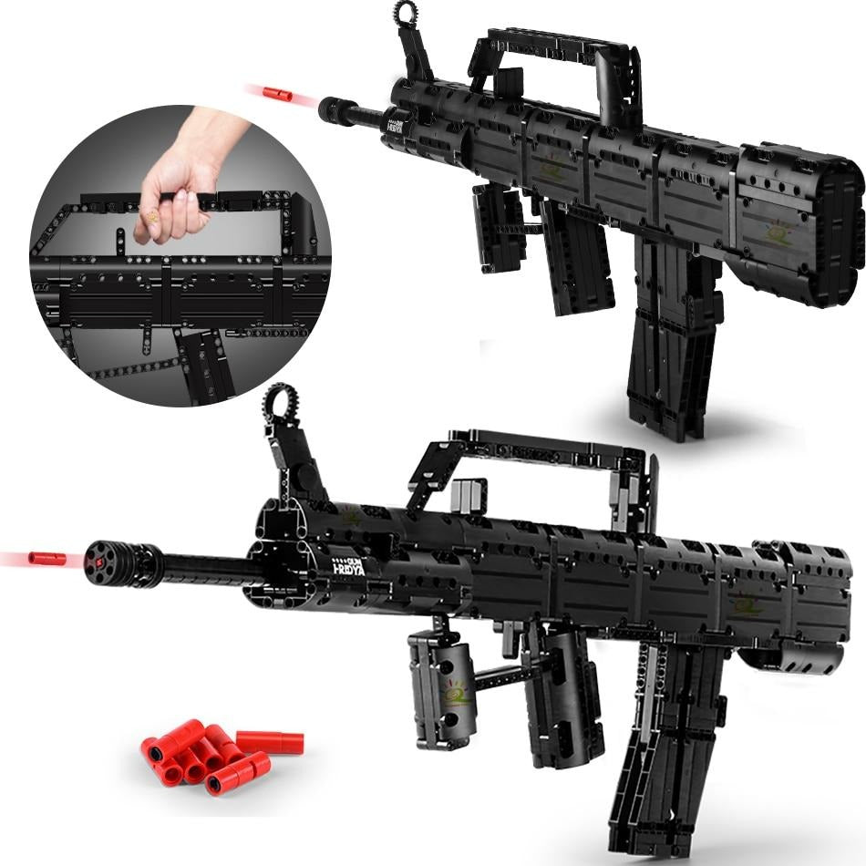 LEGO 787 PCS 95 Automatic Rifle Gun Model Building Blocks Set DIY Shooting  Game Technic Bricks City Toys | Lego Rifle Set | efarmers.ng