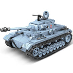 LEGO  716pcs Military Panzer IV Tank model Building Blocks 3 Army Soldier WW2 weapon Bricks set City