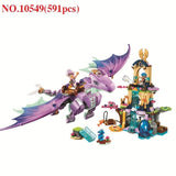LEGO girls Fairy Elves dragon series fit figures Building block Bricks Toy