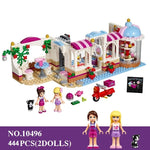 LEGO 10496 Friends Heartlake Cupcake Cafe Building Blocks Set Model Bricks Girl Toy