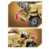 LEGO 284pcs Military Army Canada WW2 Building Blocks Pattern vehicle Soldier Figures Bricks