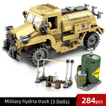 LEGO 284pcs Military Army Canada WW2 Building Blocks Pattern vehicle Soldier Figures Bricks