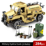 LEGO 284pcs Military Army Canada WW2 Building Blocks Pattern vehicle Soldier Figures Bricks