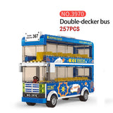LEGO Double decker Tour Bus BRT Bus Building Block sets For City truck vehicle Sightseeing car Bricks