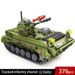 LEGO Military WW2 Army Armored Vehicle Soldier Building Blocks Tank Figures Weapon Germany truck Bricks