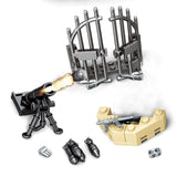 LEGO Block 368PCS WW2 Renault FT17 Panzer Tiger Tank Military Building Army Soldier Weapon figure Bricks