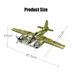 LEGO 559pcs Military Ju-88 bombing plane Building Block WW2 Helicopter Army weapon soldier model bricks