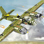 LEGO 559pcs Military Ju-88 bombing plane Building Block WW2 Helicopter Army weapon soldier model bricks