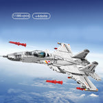 LEGO 1186PCS Airplane Building Blocks J-15 Shipborne Fighter Military city plane helicopters Brick +