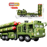 LEGO Military Long-range Air Defense Missile Building Blocks HQ-9 Anti-aircraft Missiles DIY Army Model Bricks