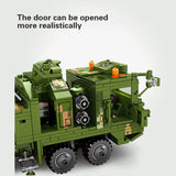 LEGO Military Long-range Air Defense Missile Building Blocks HQ-9 Anti-aircraft Missiles DIY Army Model Bricks