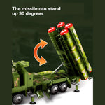 LEGO Military Long-range Air Defense Missile Building Blocks HQ-9 Anti-aircraft Missiles DIY Army Model Bricks