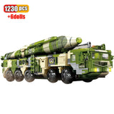 LEGO Military Long-range Air Defense Missile Building Blocks HQ-9 Anti-aircraft Missiles DIY Army Model Bricks
