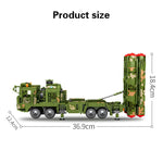 LEGO Military Long-range Air Defense Missile Building Blocks HQ-9 Anti-aircraft Missiles DIY Army Model Bricks