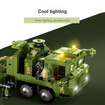 LEGO Military Long-range Air Defense Missile Building Blocks HQ-9 Anti-aircraft Missiles DIY Army Model Bricks