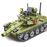 LEGO 324pcs Military Main Battle Tank Building Blocks Compatible Army Soldier Weapon Bricks