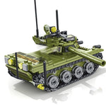 LEGO 324pcs Military Main Battle Tank Building Blocks Compatible Army Soldier Weapon Bricks