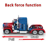 LEGO  849PCS City pull back Heavy Container Truck Technic  Building Blocks